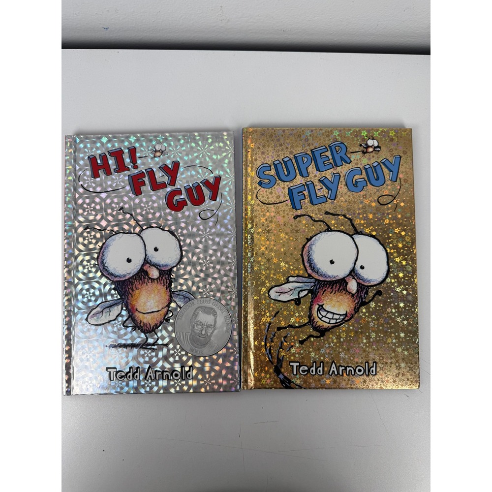 Fly Guy Book Lot Tedd Arnold Hi Fly Guy Super Fly Guy Hardcover Scholastic 2pc
